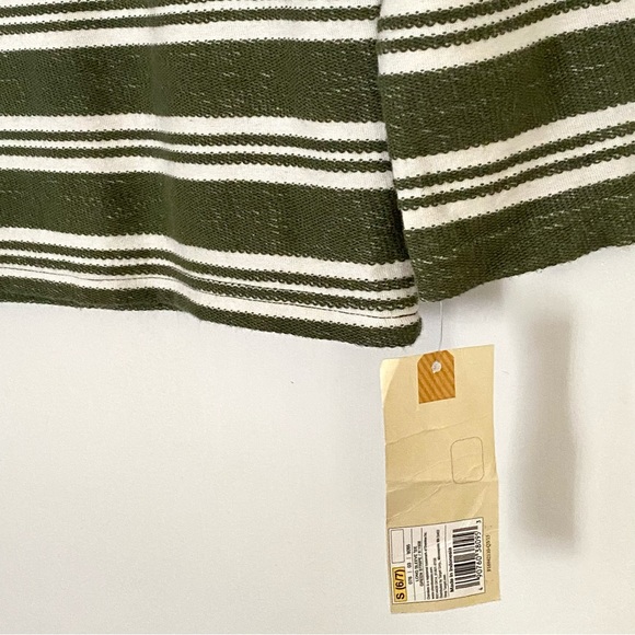 NWT Cherokee Green Stripe Long Sleeve Henley Shirt Knit Pullover NEW Boys S 6/7 - Picture 13 of 15